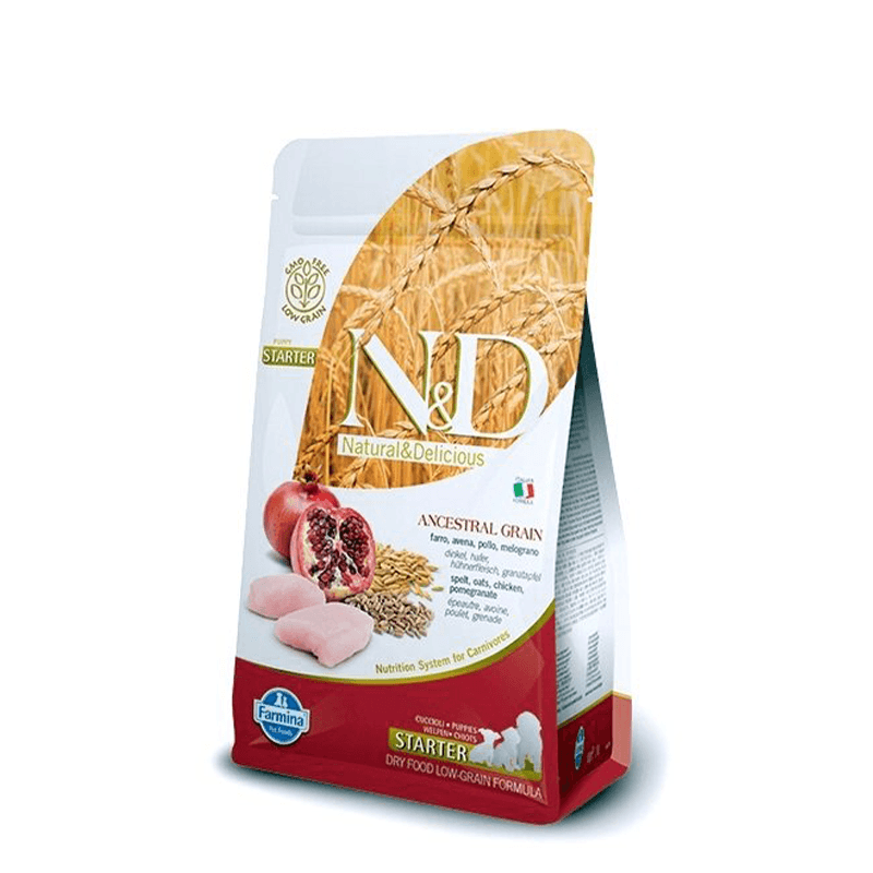 Farmina N&D Ancestral Grain Chicken & Pomegranate Starter Puppy Food