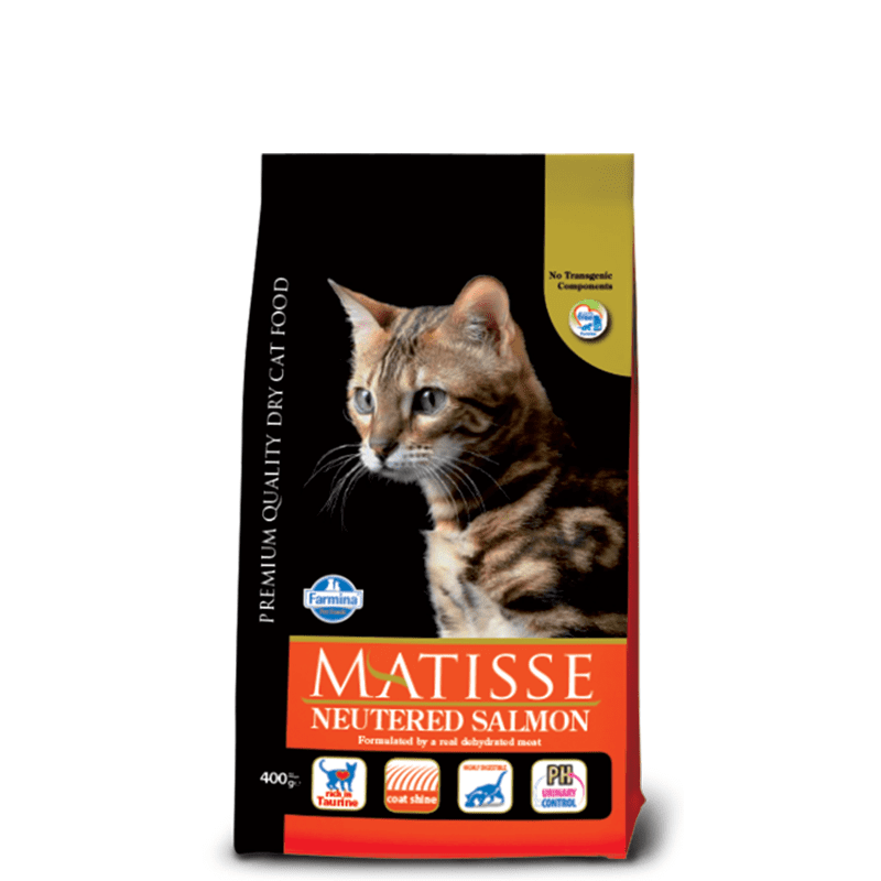 Farmina Matisse Premium Dry Cat Food for Neutered Cats Salmon 10 Kg