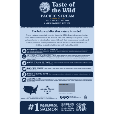 Taste of the Wild Adult Dry Dog Food Pacific Stream with Smoked Salmon - Image 2