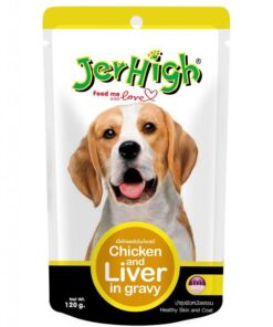 jerhigh chicken and liver in gravy