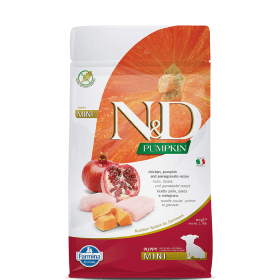 Farmina N&D Pumpkin Chicken & Pomegranate Grain Free Mini Breed dry Puppy Food