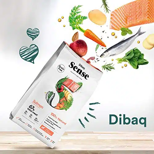 Dibaq Sense Grain Free Salmon Hypoallergenic Adult All Breeds Dog Food - Image 3