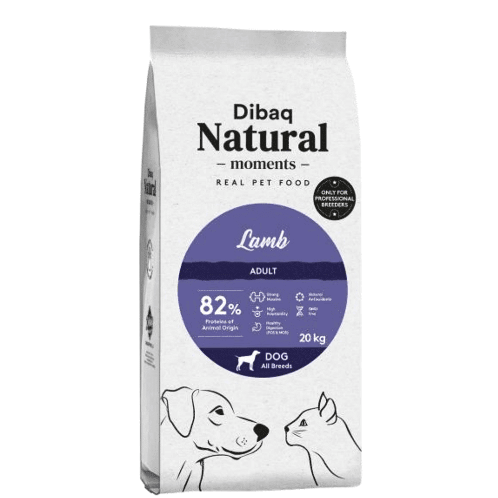 Dibaq Naturals Breeder Lamb Adult Dry Dog Food 20 kg - Deccan Pet Store
