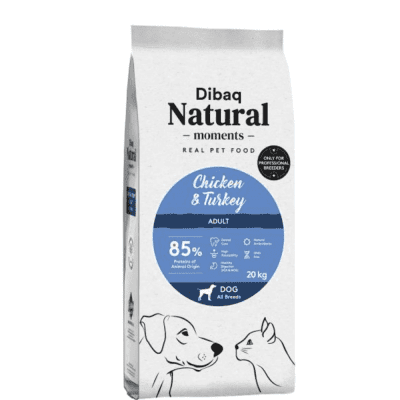 Dibaq Natural Breeder Chicken & Turkey Adult Dog Food for All breeds