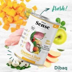 Alternative view of Dibaq Sense Grain Free Chicken & Duck Hypoallergenic Adult Wet Dog Food 380 gms