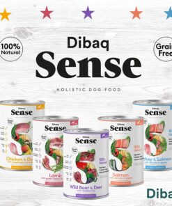 Alternative view of Dibaq Sense Grain Free Salmon with Carrots & Apples Hypoallergenic Adult Wet Dog Food 380g