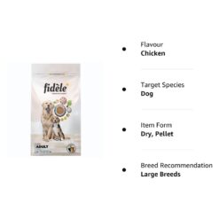 Alternative view of Fidele Adult Large Breed Dry Dog Food Chicken with Natural Ingredients | No Soy | No Wheat |